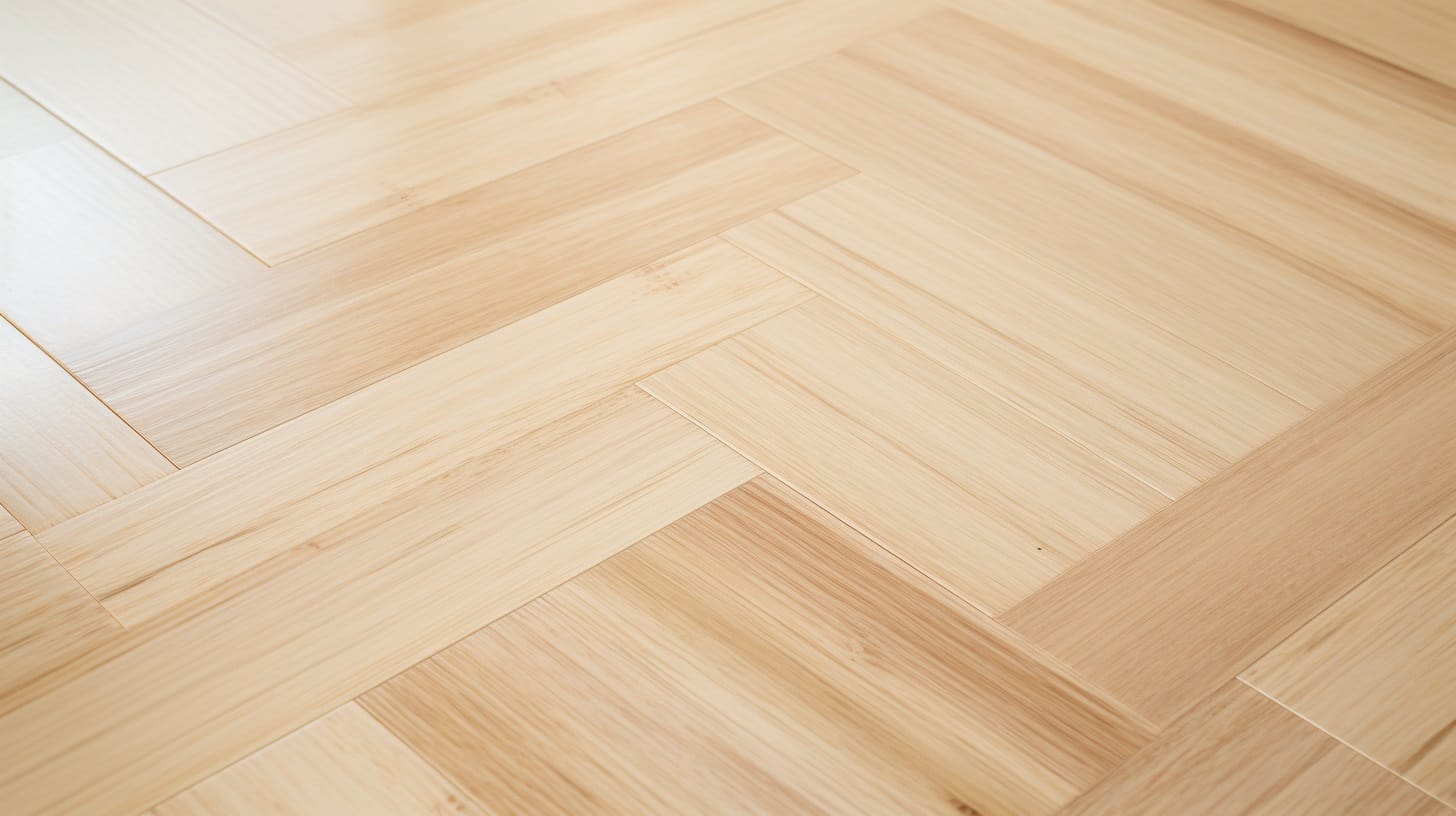 Bamboo flooring offers a sustainable wood floor alternative. 